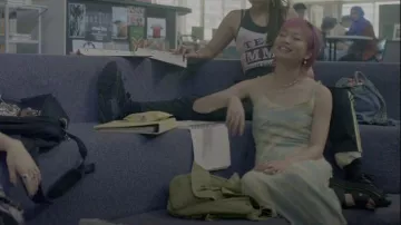 DR MARTENS Follow Avry Toe Post Sandals worn by Sasha So (Gemma Chua-Tran) as seen in Heartbreak High (S01E03)