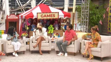 Brooks Brothers Terry Polo Shirt worn by Jerry O'Connell as seen in The Talk on September 13,2022