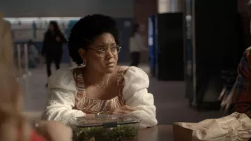 Anthropologie Monogram Pendant Necklace worn by Beth Chapel (Anjelika Washington) as seen in DC's Stargirl (S03E03)