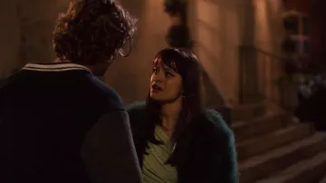 Lamarque Deora Coat worn by Pippa (Sonia Mena) as seen in Tell Me Lies (S01E03)