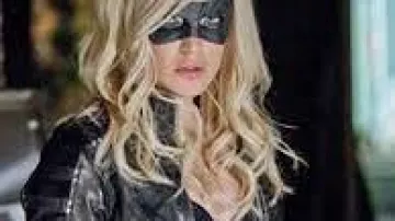 Leather Motorcycle Jacket worn by Laurel Lance (Katie Cassidy) in Arrow TV show wardrobe (Season 3 Episode 2)