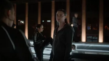 AllSaints Zip Hoodie worn by Alberta Casey (Jennifer Kirby) as seen in Vampire Academy (S01E01)