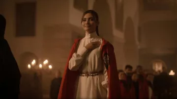 Valentino Cotton Shirt Dress worn by Lissa Dragomir (Daniela Nieves) as seen in Vampire Academy (S01E01)