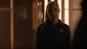 Adidas Primeblue Sst Track Jacket worn by Rose Hathaway (Sisi Stringer) as seen in Vampire Academy (S01E01)