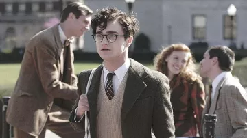 Glasses worn by Allen Ginsberg (Daniel Radcliffe) in Kill Your Darlings movie outfits