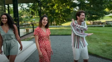 Robe midi Bouton-Wrap Madewell portée par Megan Batoon telle que vue dans The World’s Most Amazing Vacation Rentals (S02E01)