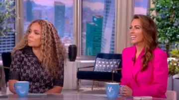 Vestido de punto Gucci GG usado por Sunny Hostin como se ve en The View el 20 de septiembre de 2022