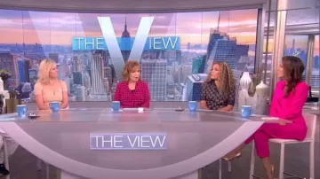 Alexander McQueen High-waisted Tailored Trousers worn by Alyssa Farah as seen in The View on September 20,2022