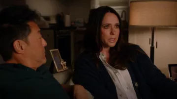 Rails Charli Star Linen Blend Blusa usada por Maddie Kendall (Jennifer Love Hewitt) como se ve en 9-1-1 (S06E01)