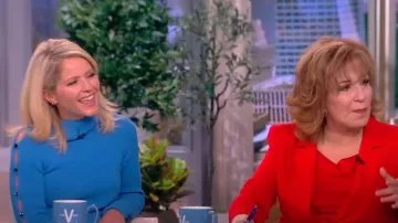 Proenza Schouler Rib-Knit Midi-Dress usado por Sara Haines como se ve en The View el 21 de septiembre de 2022