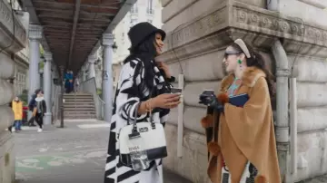 Kate Space Alessa Wellesley Bag worn by Kacey Margo as seen in Real Girlfriends in Paris (S01E03)