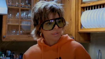 Gafas de sol Tom Ford Cassius 78MM Pilot usadas por Lisa Rinna como se ve en The Real Housewives of Beverly Hills (S12E19)