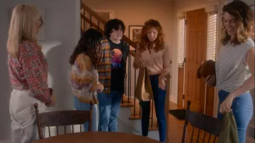 Encino California T-shirt worn by Anthony LaRusso (Grif­fin San­topi­etro) as seen in Cobra Kai TV series (Season 5)