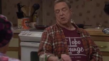 The Lobo Lounge Lanford Illinois T-shirt worn by Dan Conner (John Goodman) as seen in The Conners TV series outfits (Season 5)