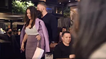 J Lux Label Zabel Ruched Skirt worn by Sammi Giancola as seen in Jersey Shore: Family Vacation (S05E24)