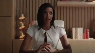 Robe Roland Mouret Eppleton portée par Mallory Book (Renée Elise Goldsberry) vue dans She-Hulk: Attorney at Law (S01E05)