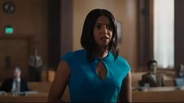 Robe Roland Mouret Chiswell portée par Mallory Book (Renée Elise Goldsberry) vue dans She-Hulk: Attorney at Law (S01E05)