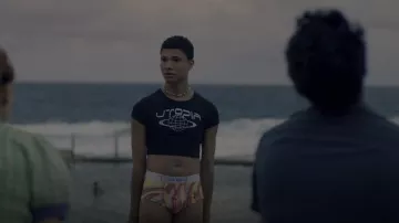 Calvin Klein Pride Cotton Trunks In Multi worn by Darren Rivers (James Majoos) as seen in Heartbreak High (S01E08)