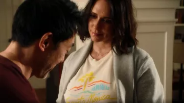Re Done City By The Sea T Shirt worn by Maddie Kendall (Jennifer Love Hewitt) as seen in 9-1-1 (S04E02)