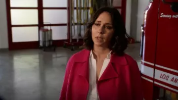Rails Paloma Chemise BoutonNière Manches Longues portée par Maddie Kendall (Jennifer Love Hewitt) comme vu dans 9-1-1 (S04E05)