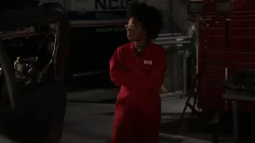 L.F. Markey Danna Longsleeve Boiler Suit worn by Kasie Hines (Diona Reasonover) as seen in NCIS (S20E02)