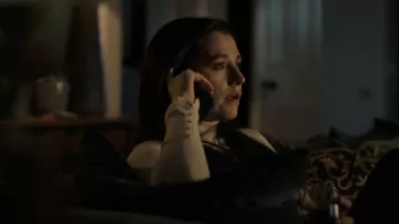 Zara Basic Knit Turtleneck worn by Khadija Khan (Indira Varma) as seen in The Capture (S02E03)