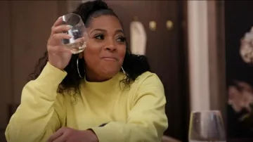 Isabel Marant Étoile Moby Logo-Patch Sweatshirt porté par Toya Bush-Harris vu dans Married to Medicine (S09E12)