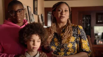 Ba&Sh Babeth Floral Shirtdress worn by Karen Wilson (Tracie Thoms) as seen in 9-1-1 (S04E10)