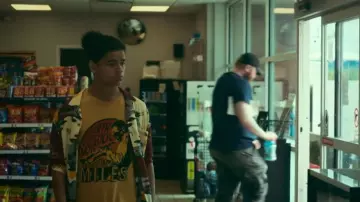 Lucky Brand Miles Davis Tee worn by Bear Smallhill (D'Pharaoh Woon-A-Tai) as seen in Reservation Dogs (S02E10)