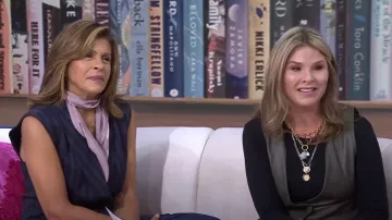 Anthropologie Side-Buckle Vest worn by Hoda Kotb as seen in Today with Hoda & Jenna on September 28,2022