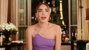 WeWoreWhat Snake chain Cut Out Maxi Dress worn by Margaux Lignel as seen in Real Girlfriends in Paris (S01E05)