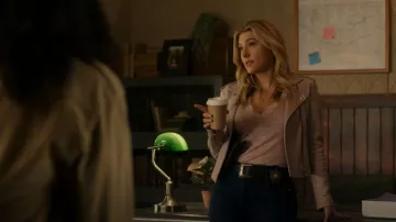 Iro Ashville Leather Jacket worn by Jenny Hoyt (Katheryn Winnick) as seen in Big Sky (S03E01)