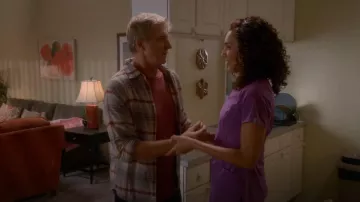 Cedar & thread Iron­wood Stretch Flan­nel Shirt worn by Johnny Lawrence (William Zabka) as seen in Cobra Kai (S05E03)