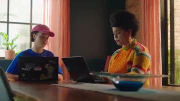 Free People Winding Road Cardi worn by Brenda Levine (Lisa Hensley) as seen in My Life Is Murder (S03E04)