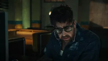 Gafas de sol Jacques Marie Mage Dealan Square Frame usadas por Harry Keshegian (Adam Goldberg) como se ve en The Equalizer (S03E01)