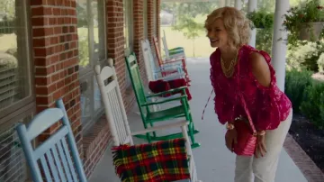 Brahmin Ombre Melbourne Collection Small Nadine Animal Print worn by Barb Flatch (Jaime Pressly) as seen in Welcome to Flatch (S02E01)