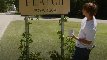 Jack and Jones Terrazzo T Shirt worn by Lloyd 'Shrub' Mallet (Sam Straley) as seen in Welcome to Flatch (S02E01)