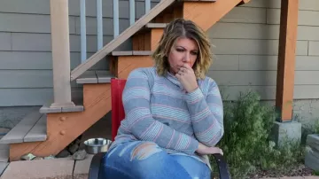 Sweat à capuche Lularoe Amber porté par Meri Brown comme on le voit dans Sister Wives (S17E04)