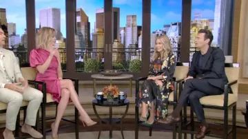 Gianvito Rossi Ellipsis Pointed Pumps worn by Kelly Ripa as seen in LIVE with Kelly and Ryan on October 3,2022