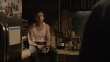 White Tank Top worn by Ray (Ethan Hawke) as seen in Raymond & Ray