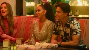 Fashion Nova Anyssa Sequin Mini Dress worn by Kayla Cardona as seen in Selling The OC (S01E02)