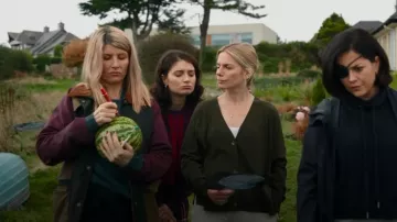 Barbour Luss Raincoat worn by Eva Garvey (Sharon Horgan) as seen in Bad Sisters (S01E05)