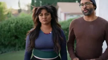 Free People Movement Pep In Your Step Crop Top worn by Raisa Kuddus as seen in First Home Fix Season 1 Episode 3