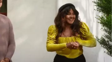 Free People X Revolve Hold Me Top worn by Raisa Kuddus as seen in First Home Fix Season 1 Episode 3