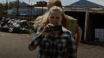 Rag & Bone Quinn Plaid Western Shirt porté par Hailey Upton (Tracy Spiridakos) vu à Chicago P.D. (S10E03)