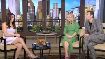 Maticevski Granada Crêpe Minidress worn by Jenna Dewan as seen in LIVE with Kelly and Ryan on October 6, 2022