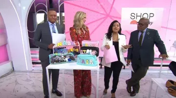 Alexis Imogene Mono floral usado por Chassie Post como se ve en Today el 6 de octubre de 2022