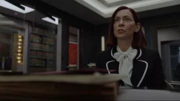 Veronica Beard Eiza Jacket worn by Diane Lockhart (Christine Baranski) as seen in The Good Fight (S06E05)