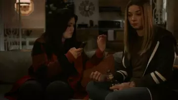 Old Navy Buffalo Plaid Cardigan worn by Patty O'Connor (Mary Hollis Inboden) as seen in KEVIN CAN F**K HIMSELF (S02E06)