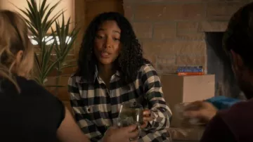 Ralph Lauren Checked Cotton Shirt worn by Cassie Dewell (Kylie Bunbury) as seen in Big Sky (S03E02)